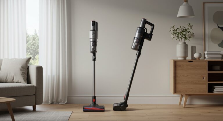 무선청소기 2종 비교: 에어르 슬릭 클린스테이션 vs FIT7 FT470-BLD