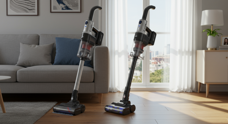 다이슨 V12s vs 삼성 비스포크 제트 AI, 물청소가 필요하면 다이슨이고 자동 먼지비움이면 삼성이다