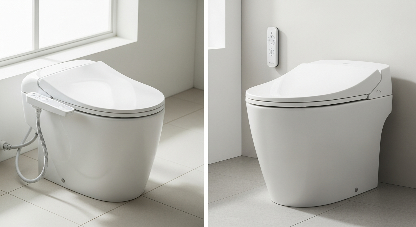 블루밍 비데와 아메리칸스탠다드 아쿠아R 비교 대표 이미지