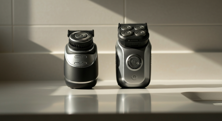 전기면도기 비교, 굴곡 많은 턱선이 먼저면 필립스고 빠른 절삭감이 더 중요하면 파나소닉이 낫다