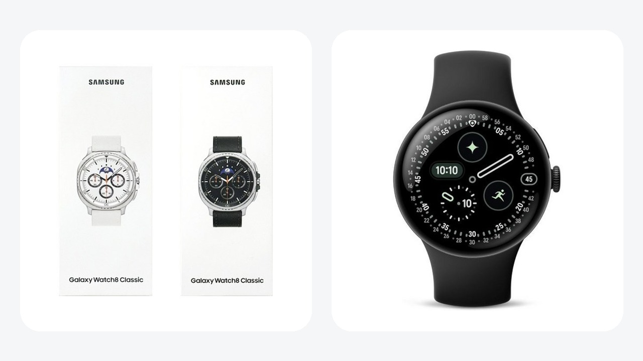 스마트워치 비교, 갤럭시폰 연동과 물리 베젤을 중시하면 갤럭시 워치8 클래식이고 구글 서비스와 수면 데이터 흐름이 중요하면 픽셀 워치 4를 봅니다